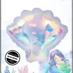 بادکنک فویلی طرح صدف