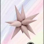 بادکنک فویلی طرح ستاره یخی