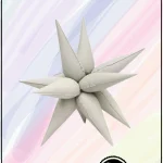 بادکنک فویلی طرح ستاره یخی