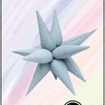 بادکنک فویلی طرح ستاره یخی