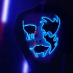 نقاب ال ای دی طرح اشکی