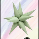 بادکنک فویلی طرح ستاره یخی