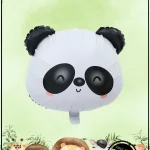 بادکنک فویلی طرح حیوانات جنگل پاندا