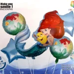 بادکنک 5 تکه پری دریایی