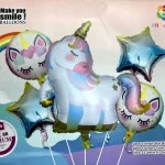 بادکنک 5 تکه تک شاخ فیگور