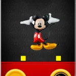 بادکنک فویلی طرح میکی موس