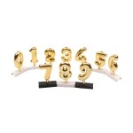 شمع مینی کروم طلایی