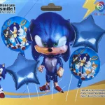 بادکنک فویلی 5 تکه سونیک