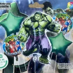 بادکنک فویلی 5 تکه  هالک