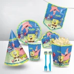 پک 60 عددی تم تولد باب اسفنجی