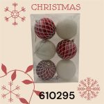 اویز گوی کریسمس  6 عددی