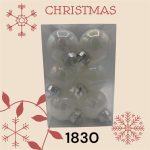 اویز گوی کریسمس  6 عددی - شش رنگ - Image 7