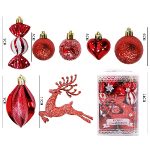 اویز گوی میکس کریسمس 22 عددی - سه رنگ - Image 2